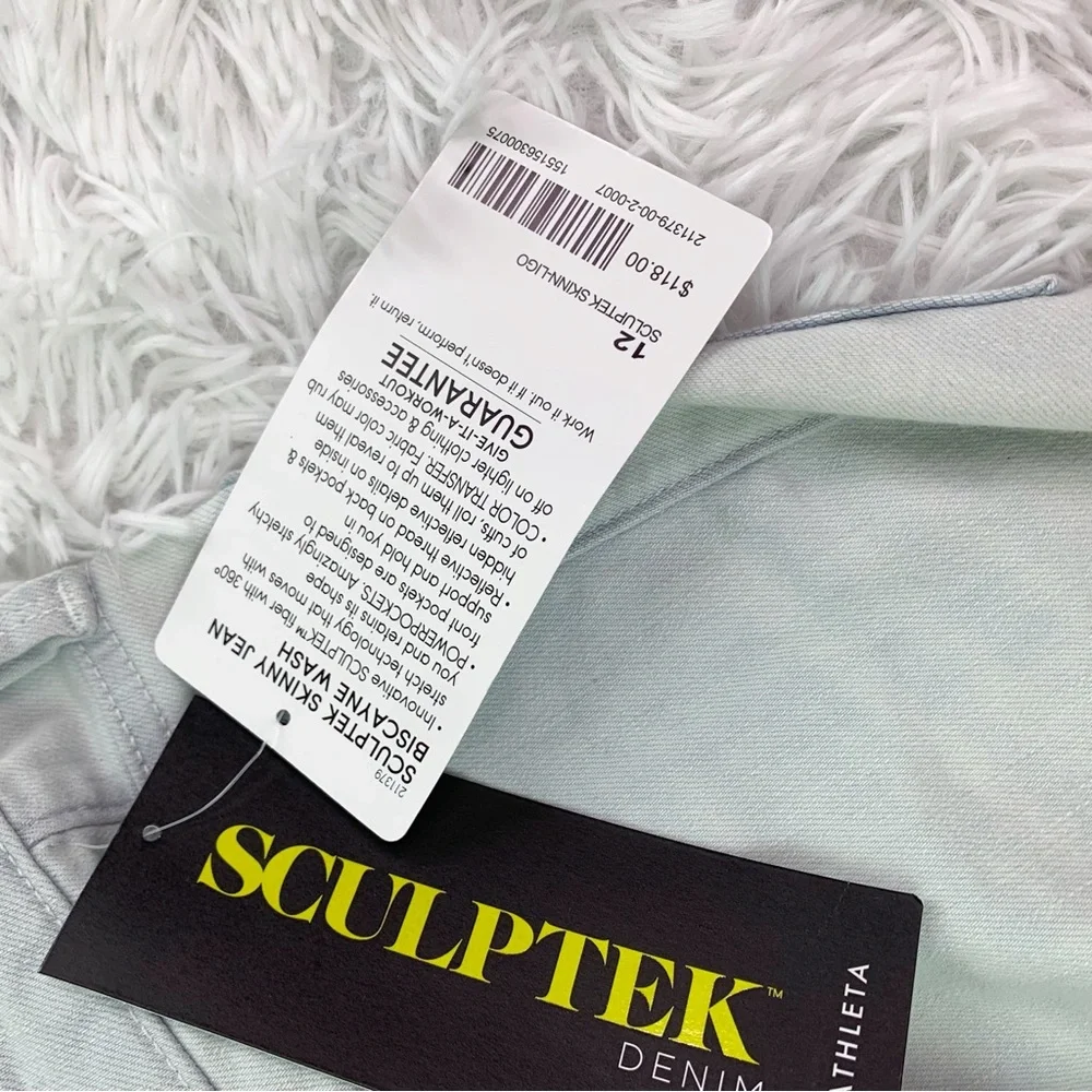 Athleta Sculptek skinny jeans in‎ Biscany wash
